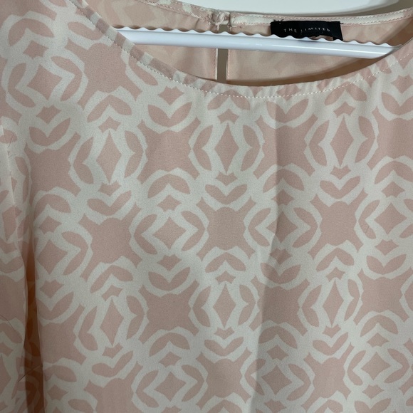 The Limited. Long sleeve top. Blush pink. - Picture 3 of 3
